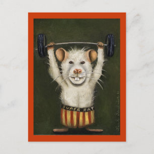 Super Rat Postkarte