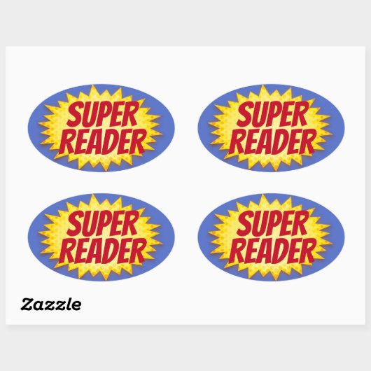 Super Reader Sticker (Blatt)