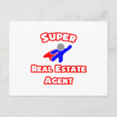 Super Real Anwesen Agent Postkarte (Vorderseite)