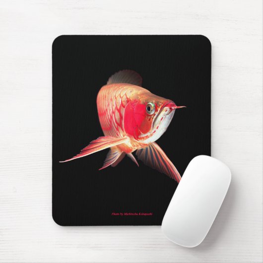 Super Red Arowana Mousepad (Mit Mouse)