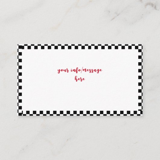 Super Rennwagen Kindergeburtstag Begleitkarte (Vorderseite)