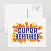 Super Repairer Postkarte (Vorne/Hinten)