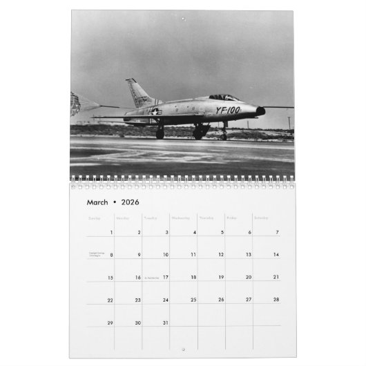 Super Saber Calendar Kalender (Mär 2026)