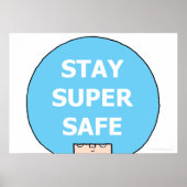 SUPER SAFE (Headshot) 28 x 20" Value Poster bleibe (Vorne)