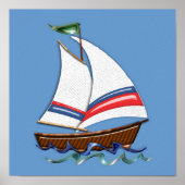 Super Sailboat Poster (Vorne)