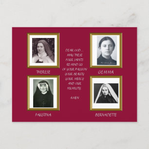 SUPER SAINTS POSTKARTE