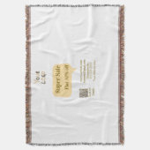 super sale business discount scan QR code details Decke (Vorderseite Vertikal)