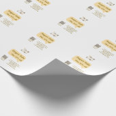 super sale business discount scan QR code details Geschenkpapier (Ecke)