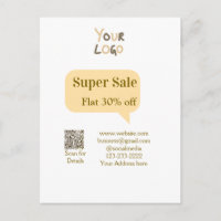 Super Sale Geschäft Rabatt Scan QR-Code Details