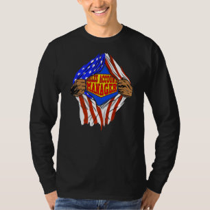Super Sales Account Manager Hero Job T-Shirt