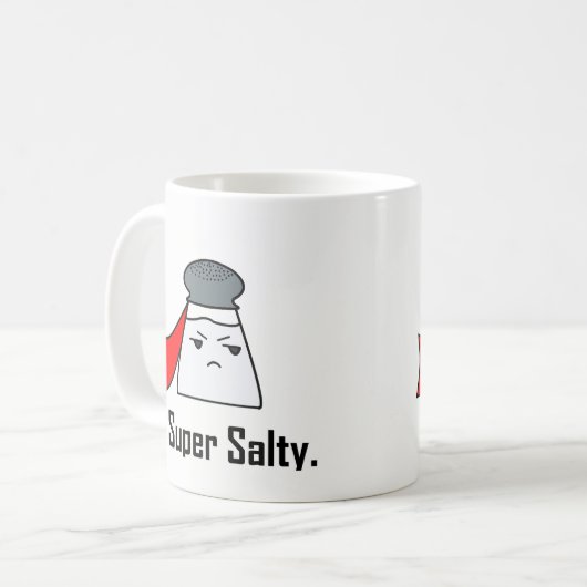 Super salzige Tasse (Vorderseite Links)