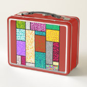 Super Samurai Warrior Silhouette Design Metall Brotdose (Rückseite)