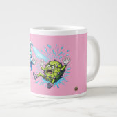 Super Sanitizer vs. Germ Monster Jumbo-Tasse (Vorderseite Rechts)