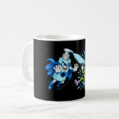 Super Sanitizer vs. Germ Monster Kaffeetasse (Vorderseite Links)
