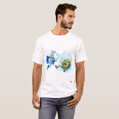 Super Sanitizer vs. Germ Monster T-Shirt (Vorne ganz)