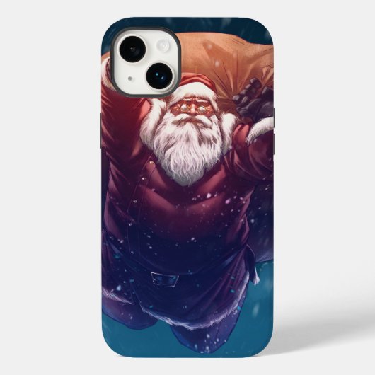 Super Santa Case-Mate iPhone Hülle (Rückseite)
