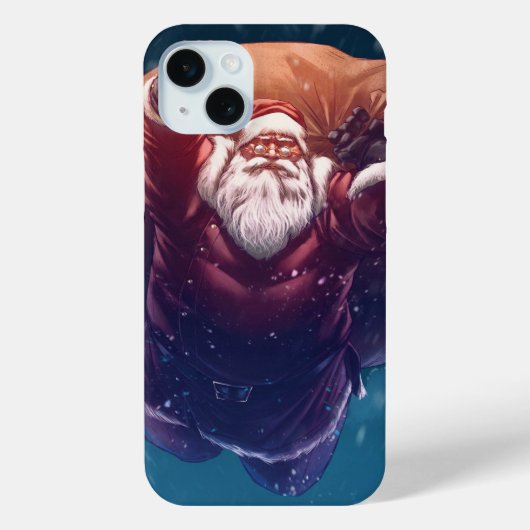 Super Santa Case-Mate iPhone Hülle (Rückseite)