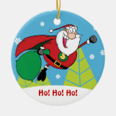 Super Santa Claus Ornament (Vorne)