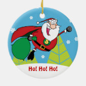 Super Santa Claus Ornament (Hinten)