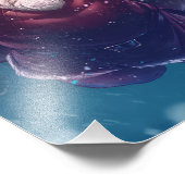 Super Santa Fotodruck (Ecke)