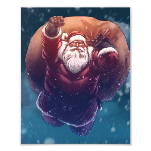 Super Santa Fotodruck (Vorne)