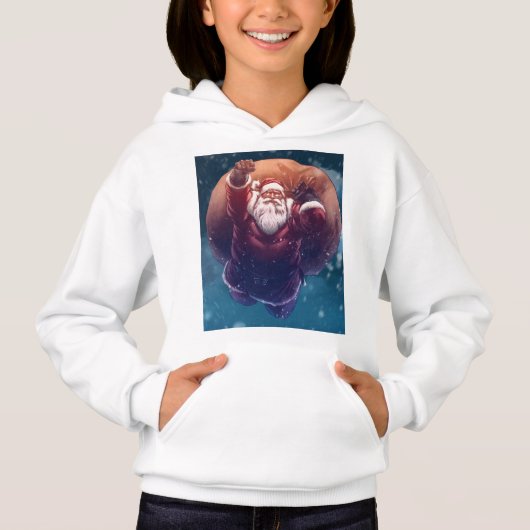 Super Santa Hoodie (Vorderseite)