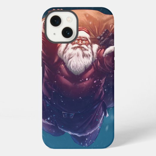 Super Santa iPhone Hülle (Rückseite)
