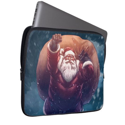 Super Santa Laptopschutzhülle (Vorne Rechts)