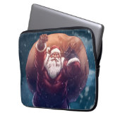 Super Santa Laptopschutzhülle (Vorderseite Links)
