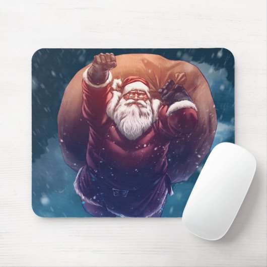 Super Santa Mousepad (Mit Mouse)