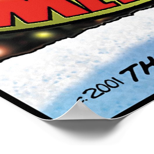 Super Santa Poster (Ecke)