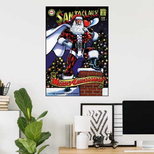 Super Santa Poster (Heimbüro)