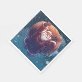 Super Santa Serviette (Ecke)