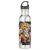 Super Sayan Edelstahlflasche (Vorderseite)