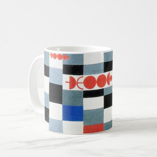 Super-Schach, Paul Klee Kaffeetasse (Vorderseite Links)
