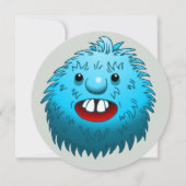 Super schöne und niedliche Kreatur Einladung (Rückseite)