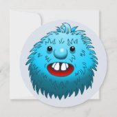 Super schöne und niedliche Kreatur Einladung (Rückseite)