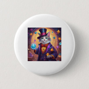 Super schöner Wizard Chat mit leuchtend blauen Aug Button