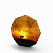 Super Schönes Pferd Fine Art Decor Block (Rechts)