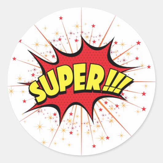 Super School Sticker (Vorderseite)
