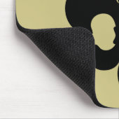 Super schwarze Lilie Mousepad (Ecke)