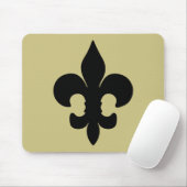 Super schwarze Lilie Mousepad (Mit Mouse)