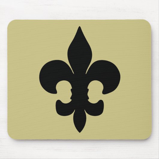 Super schwarze Lilie Mousepad (Vorne)