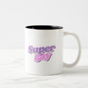 Super Schwul Zweifarbige Tasse