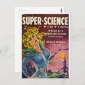 Super Science 5 Postkarte (Vorne/Hinten)