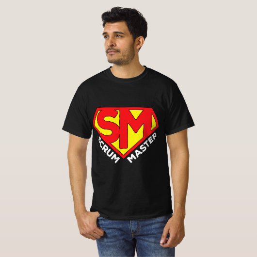 Super Scrum Master - Agile Scrum Master T-Shirt (Vorne ganz)