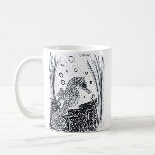 Super-Seepferd Kaffeetasse (Links)