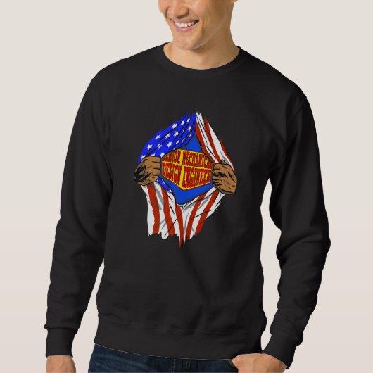Super Senior Mechanical Design Engineer Held Job Sweatshirt (Vorderseite)