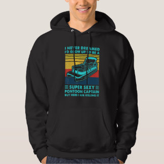 Super Sexy Pontoon Kapitän Dad Ever Kapitän Boot V Hoodie