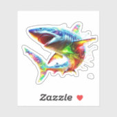 Super Shark Aufkleber (Blatt)